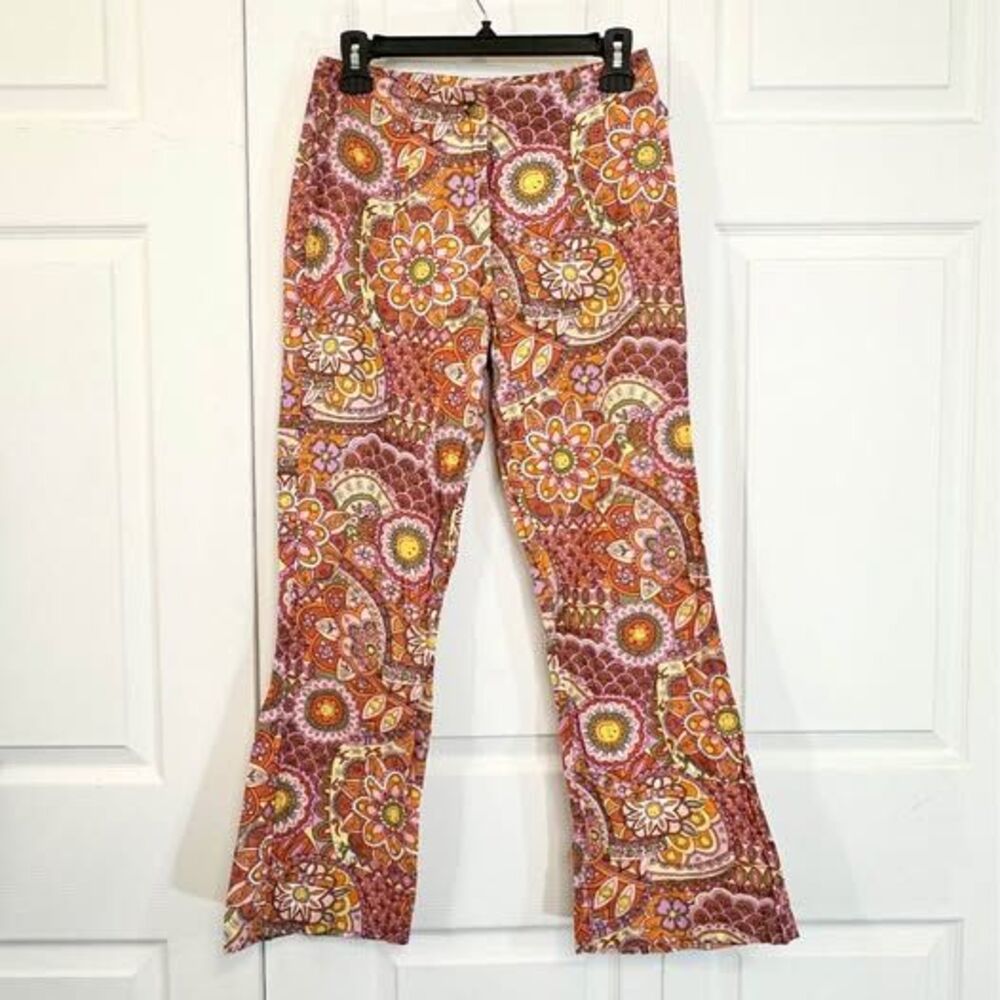 Billabong x Smiley So Trippy Flare Leg Pants Size 25